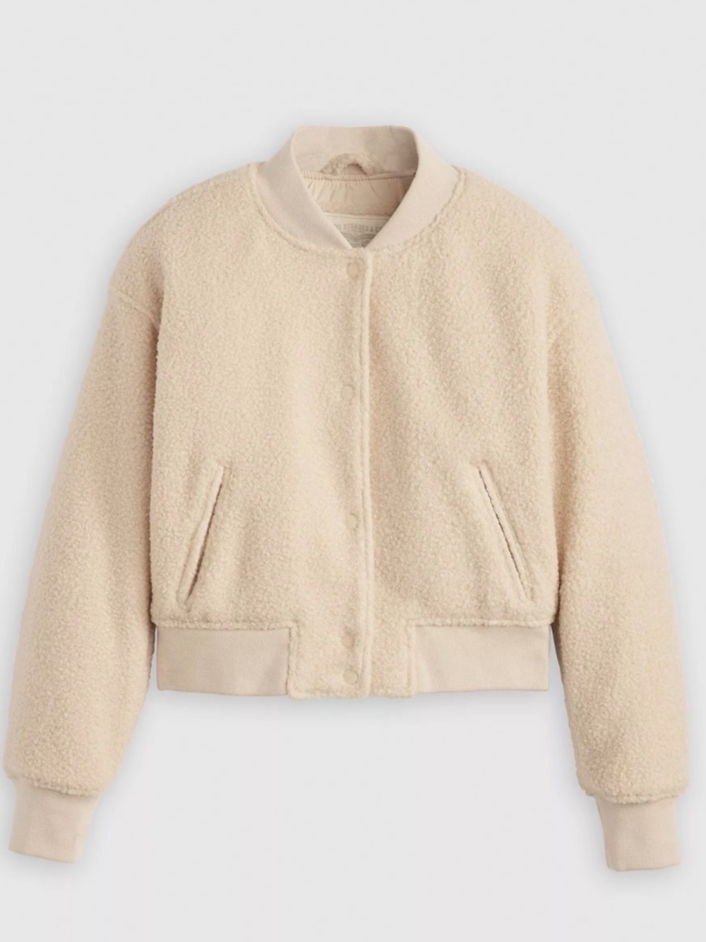 Cropped Varsity Bomber Jacket